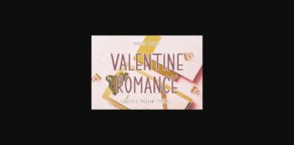 Valentine Romance Font Poster 1