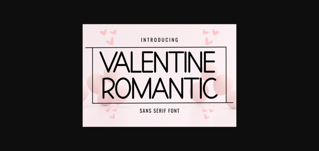 Valentine Romantic Font Poster 3