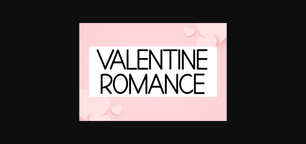 Valentine Romantic Font Poster 4