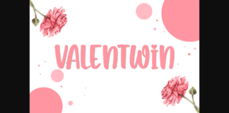 Valentwin Font Poster 1