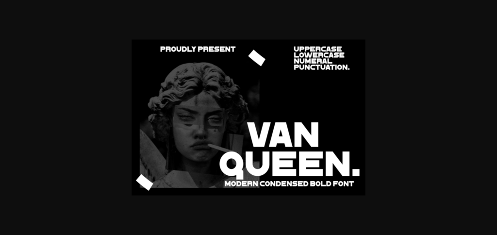 Van Queen Font Poster 3