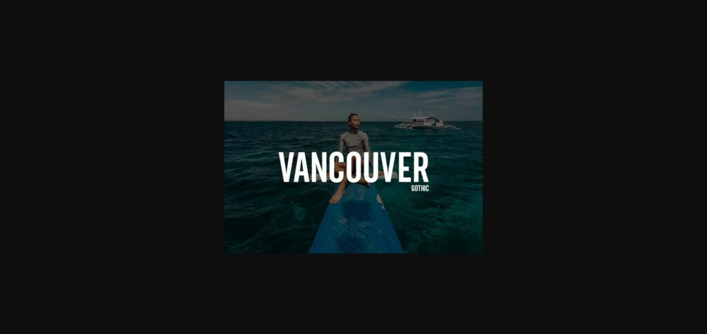 Vancouver Font Poster 3