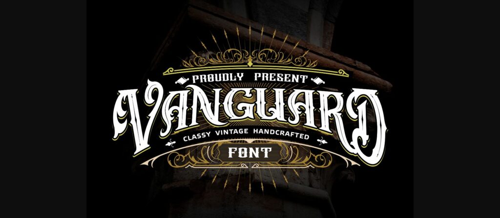 Vanguard Font Poster 1