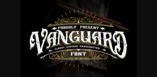 Vanguard Font Poster 1