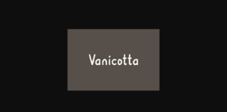 Vanicotta Font Poster 1