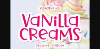 Vanilla Creams Font Poster 1