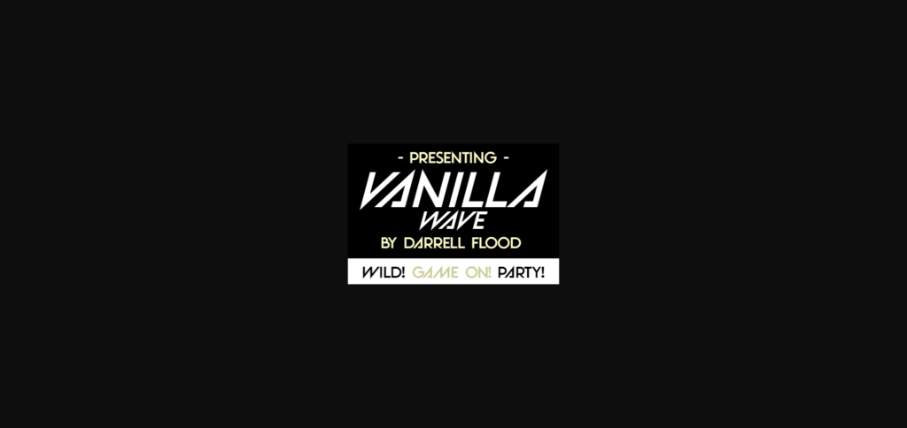 Vanilla Wave Font Poster 3