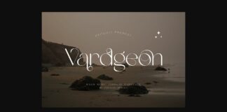 Vardgeon Font Poster 1