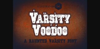 Varsity Voodoo Font Poster 1