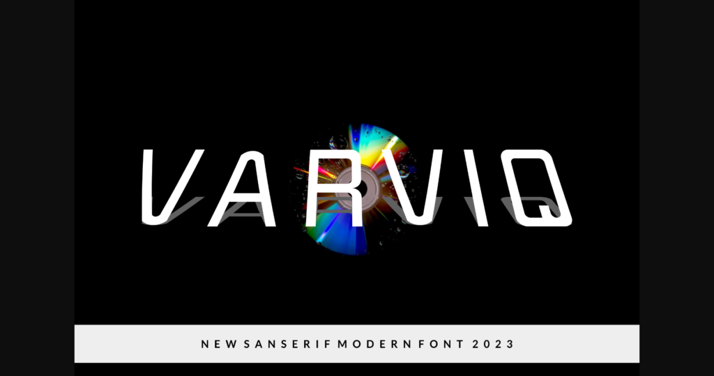 Varviq Font Poster 3