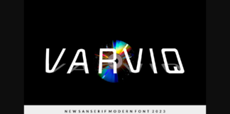 Varviq Font Poster 1