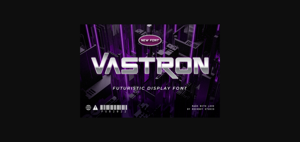 Vastron Font Poster 3