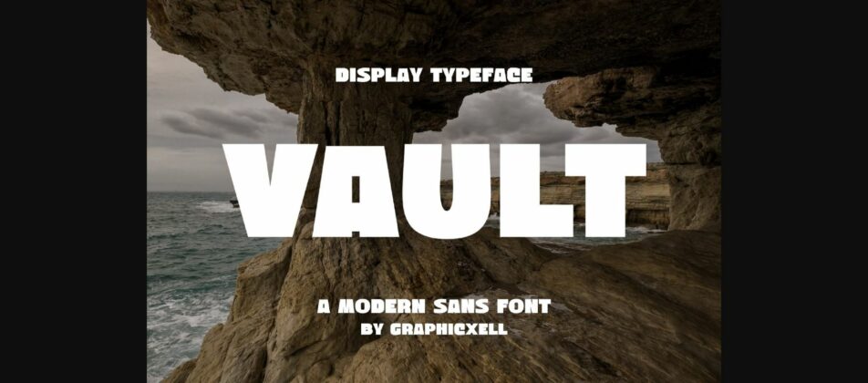 Vault Font Poster 3