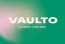 Vaulto Black Font Poster 1