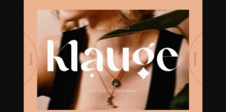 Klauge Font Poster 1