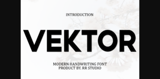 Vektor Font Poster 1