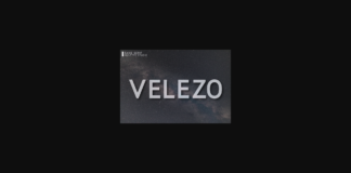 Velezo Font Poster 1