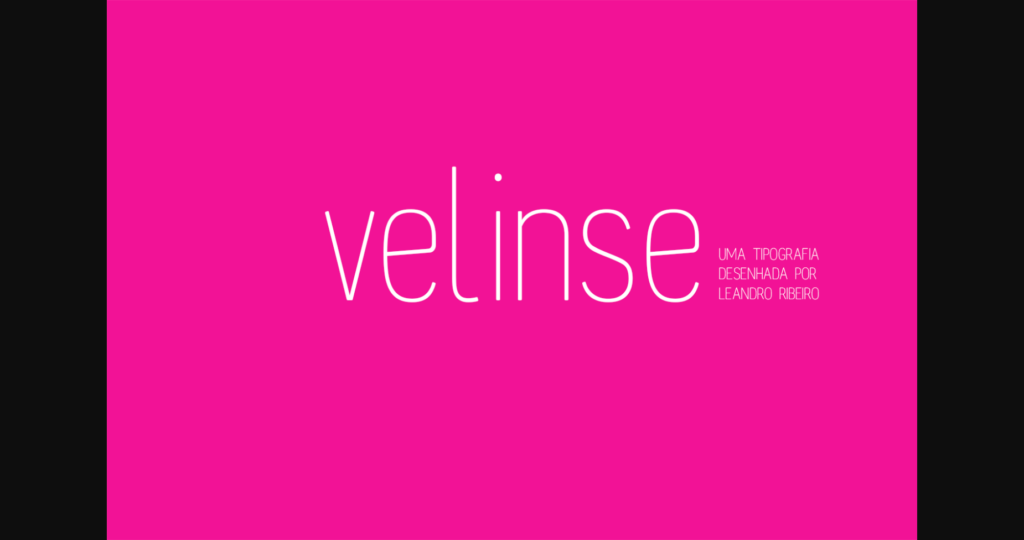 Velinse Font Poster 3