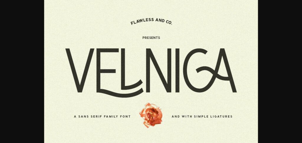 Velnica Font Poster 3