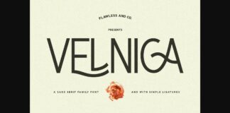 Velnica Font Poster 1