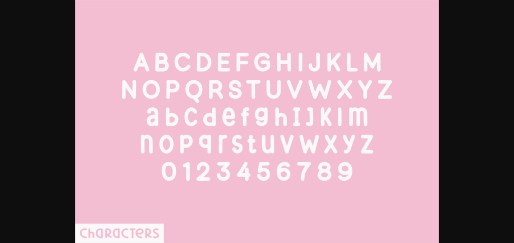 Velours Font Poster 4