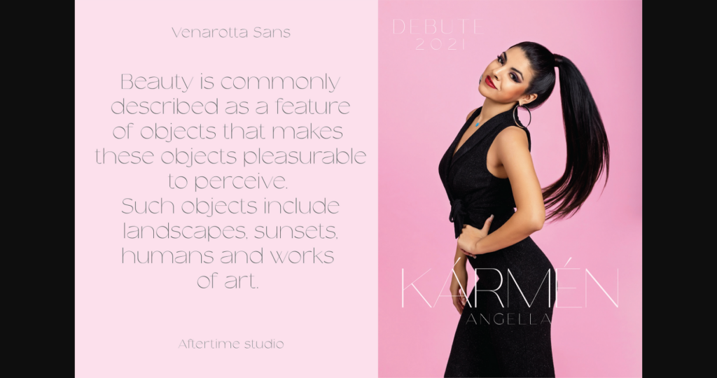 Venarotta Font Poster 6