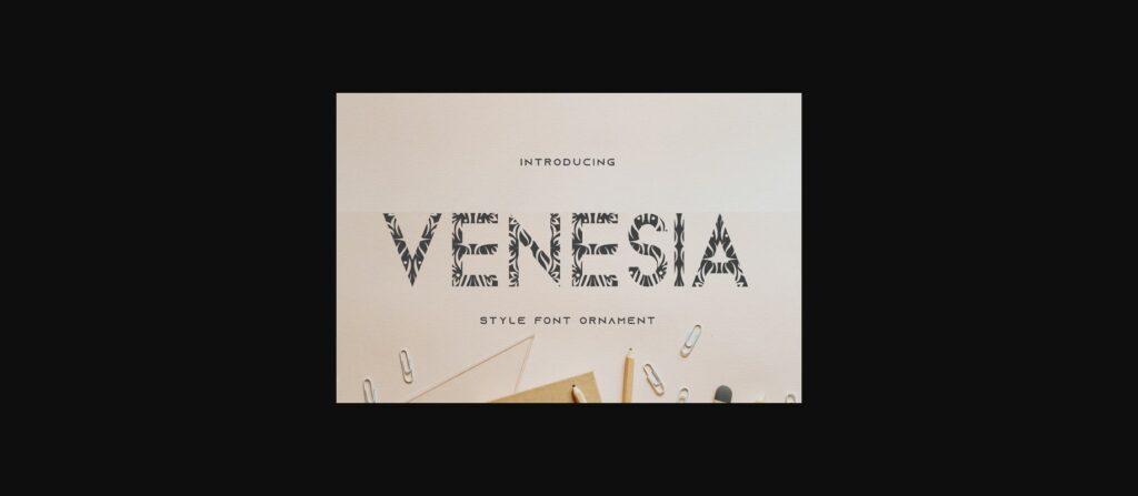 Venesia Font Poster 3