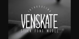 Venskate Font Poster 1