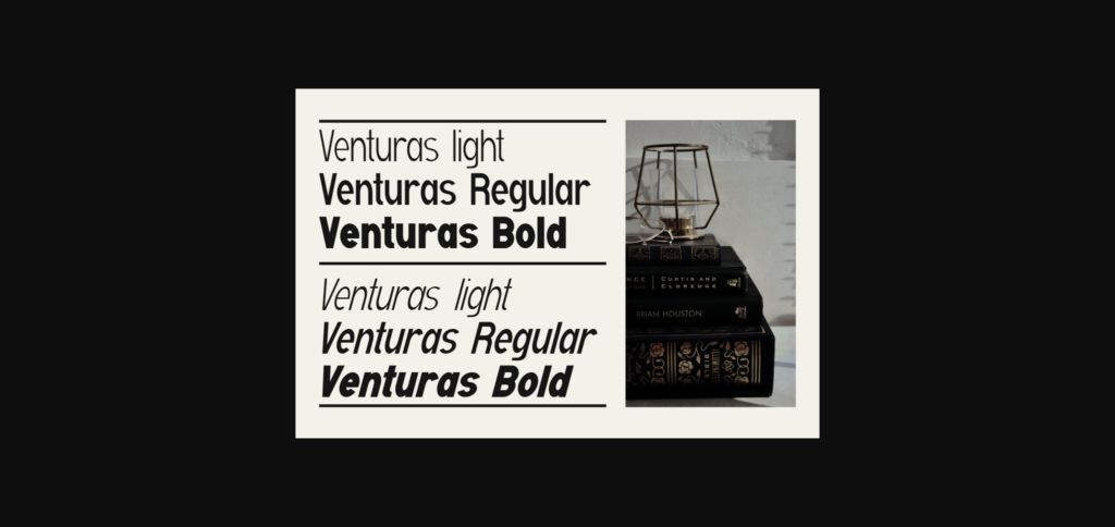 Venturas Font Poster 4