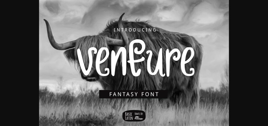 Venture Font Poster 3