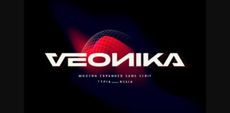 Veonika Font Poster 1