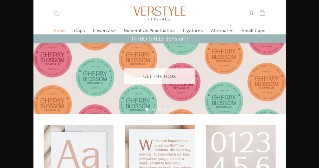 Verstyle Font Poster 8