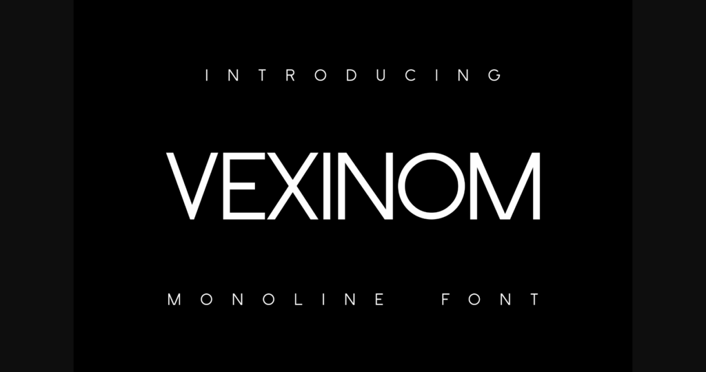 Vexinom Font Poster 1