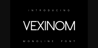 Vexinom Font Poster 1