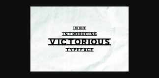 Victorious Font Poster 1