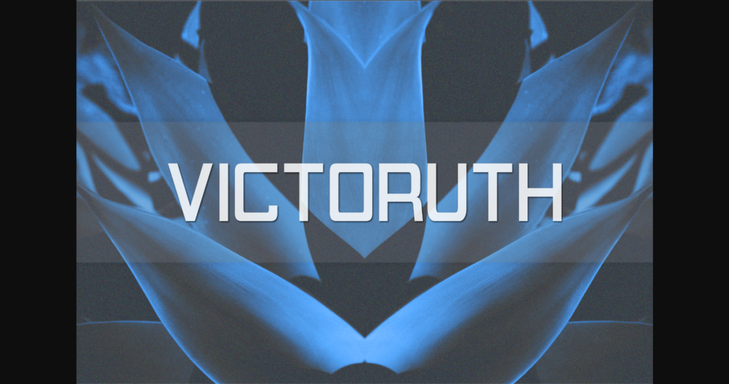 Victoruth Font Poster 3