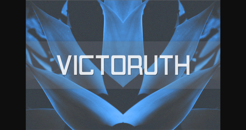 Victoruth Font Poster 3