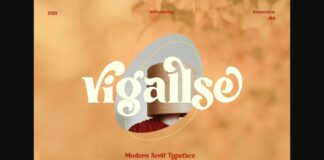 Vigallse Font Poster 1