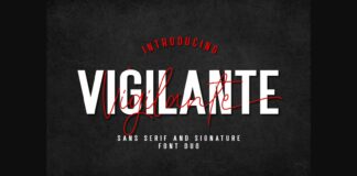 Vigilante Font Poster 1