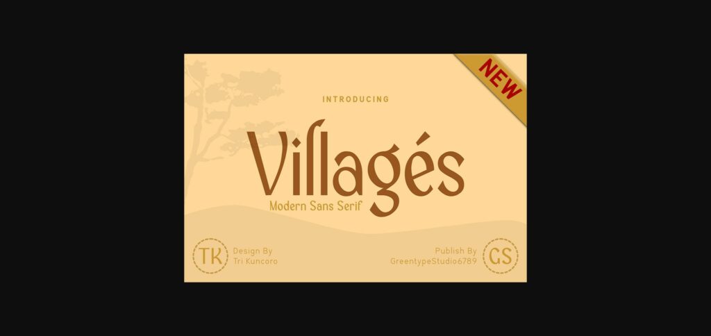 Villages Font Poster 3