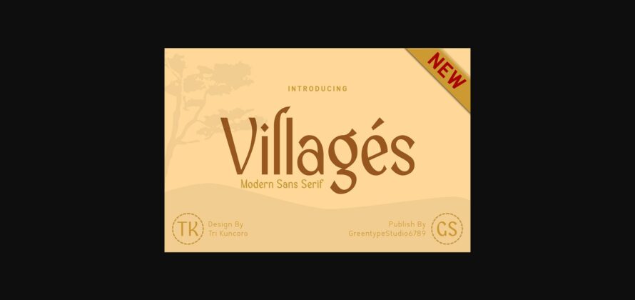 Villages Font Poster 3