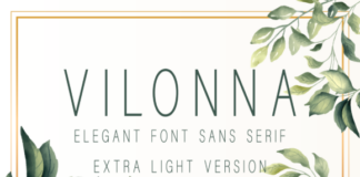 Vilonna Extra Light Font