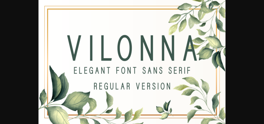 Vilonna Font Poster 1