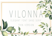 Vilonna Thin Font