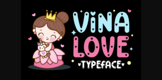 Vina Love Font Poster 1