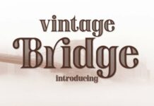 Vintage Bridge Fonts