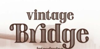 Vintage Bridge Fonts