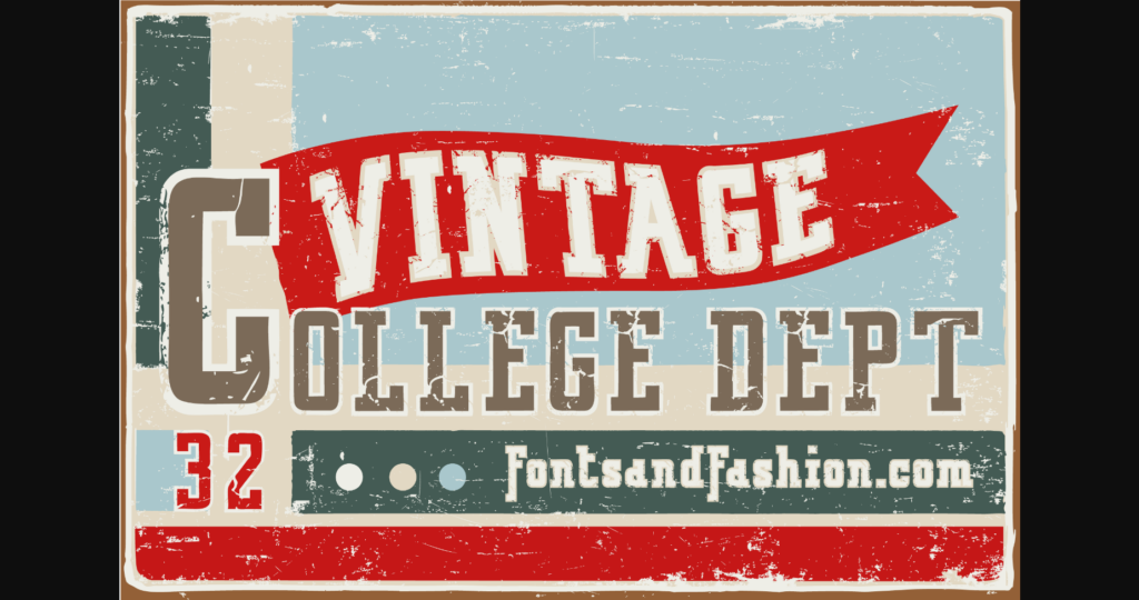 Vintage College Dept_Double Poster 1