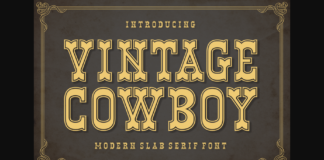 Vintage Cowboy Poster 1