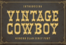 Vintage Cowboy Font